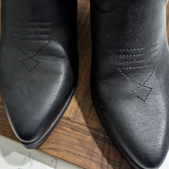 Soda black western ankle boots - Picture 3 of 5